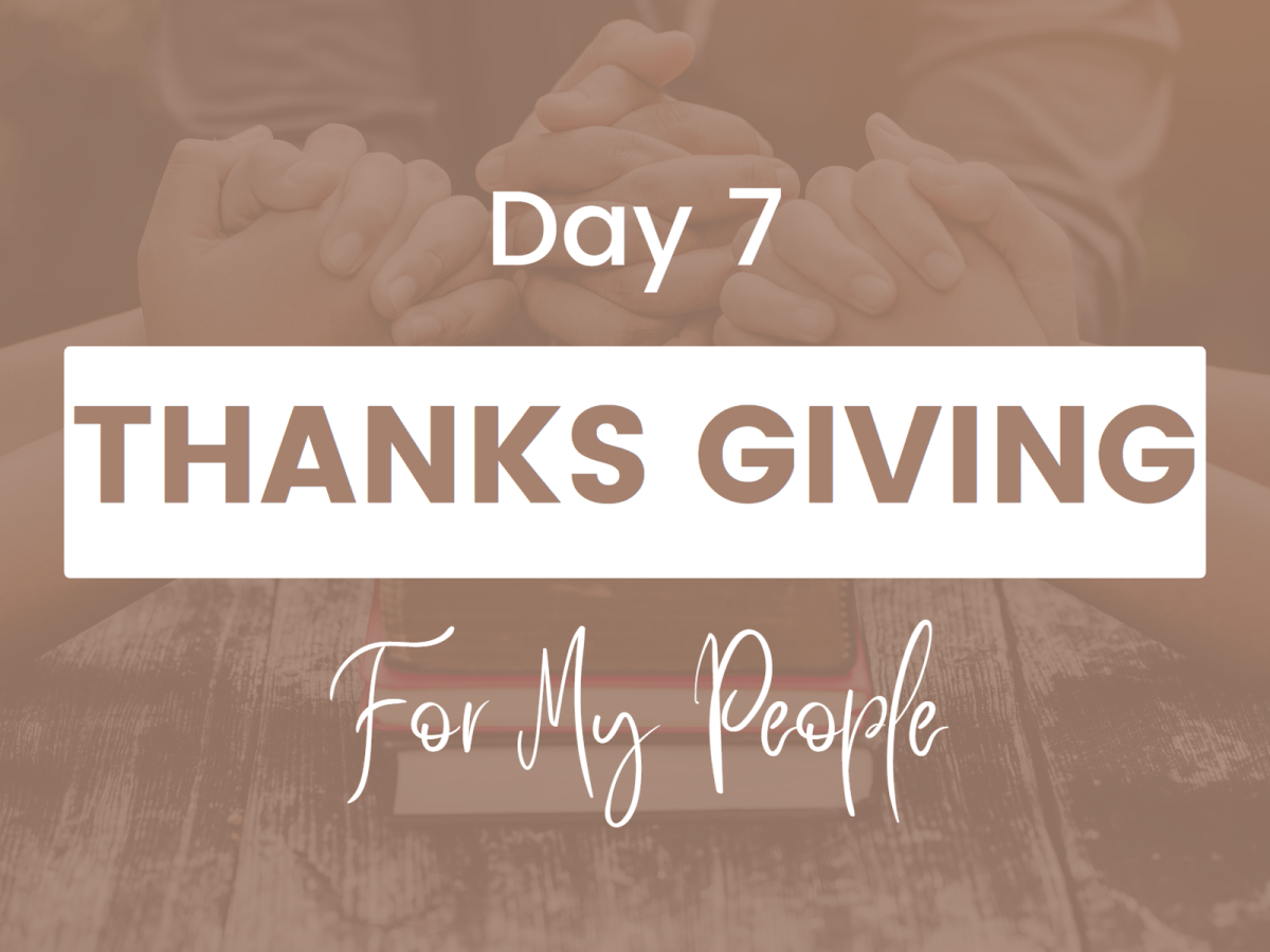 DAY 7 – Thankful for my&nbsp;family